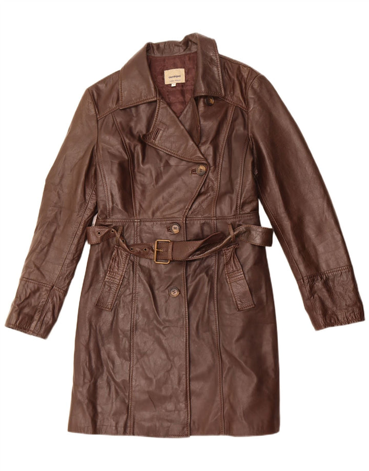 Cappotto in Pelle Donna Conbipel IT 48 XL Pelle Marrone
