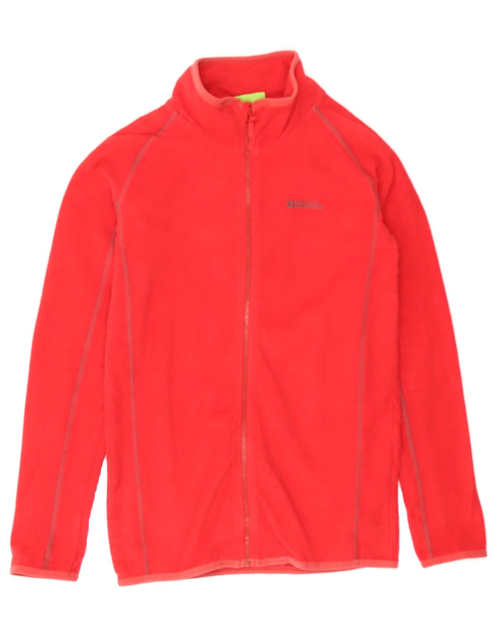 MOUNTAIN WAREHOUSE Boys Fleece Jacket 11-12 Years Red Polyester Vintage Mountain Warehouse and Second-Hand Mountain Warehouse from Messina Hembry 