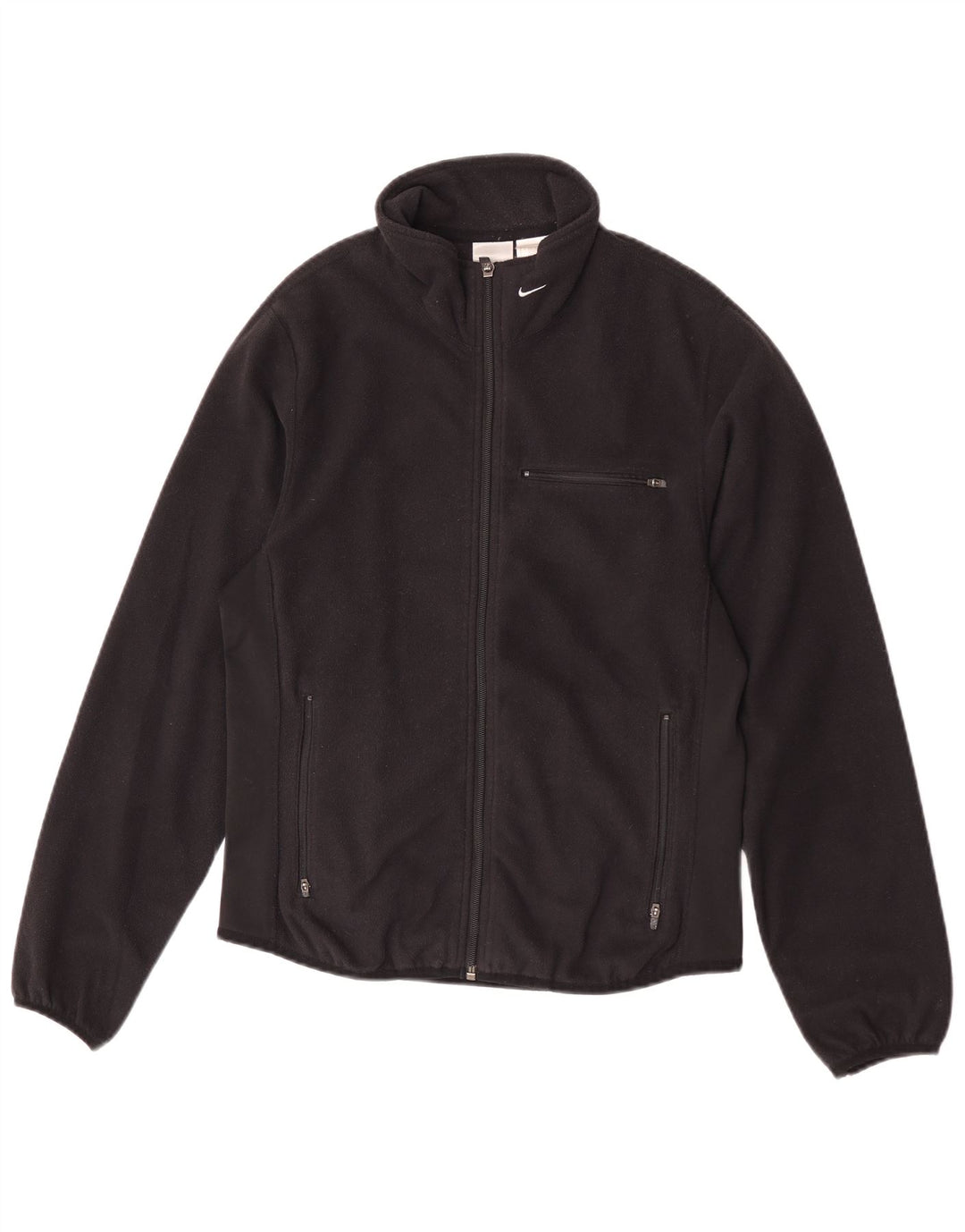 Giacca in pile Nike da donna US 8/10 Medium Nero Poliestere