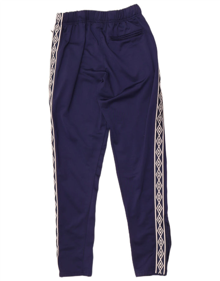 Pantaloni da tuta con grafica da uomo Umbro Large in poliestere blu navy