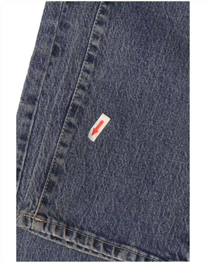 Jeans dritti da donna Guess W24 L29 cotone blu
