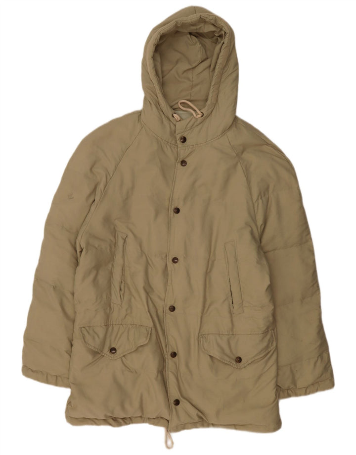 Piumino Uomo TRUSSARDI con cappuccio IT 50 Large Verde Poliammide