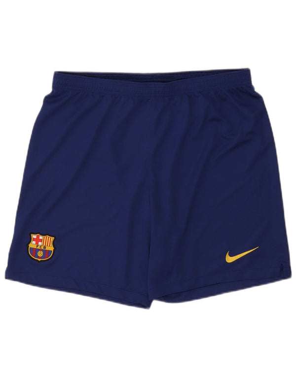 Pantaloncini sportivi Nike Barcelona Graphic Sport da uomo grandi blu navy