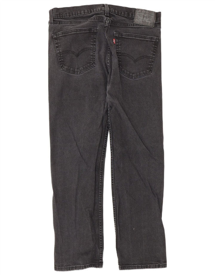 Levi's Uomo 505 Jeans dritti W33 L29 Cotone Nero