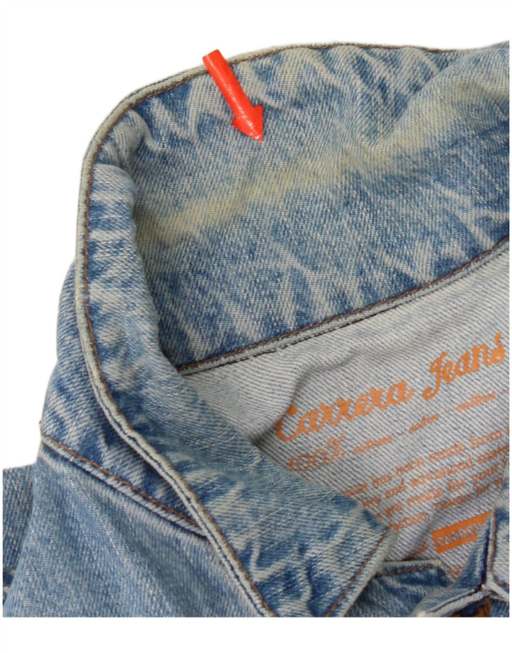 Giacca di jeans da uomo Carrera UK 40 grande cotone blu