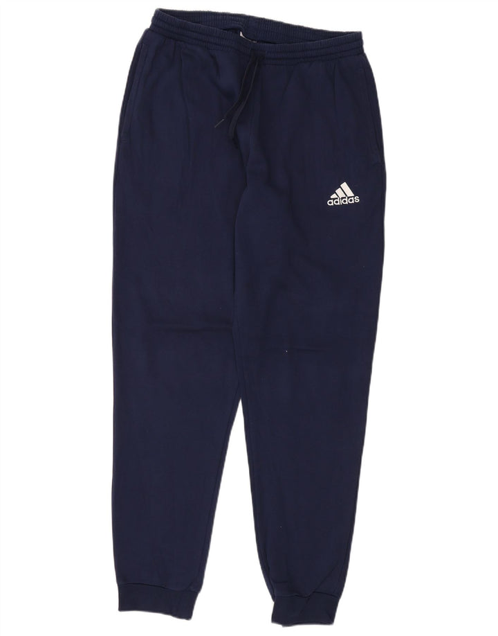 Pantaloni da tuta da uomo ADIDAS Joggers medi in cotone blu navy