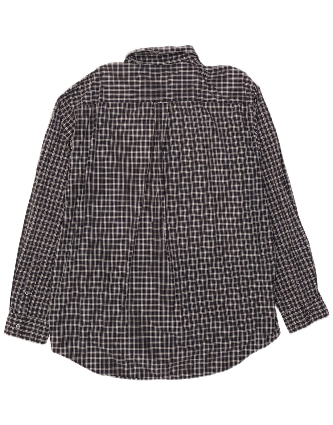 Camicia da uomo Nautica XL in cotone a quadri blu navy