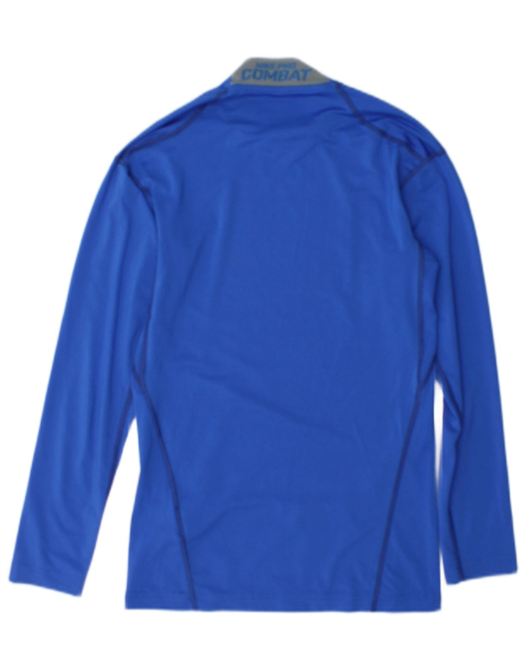 Maglia Nike Dri Fit da uomo a manica lunga piccola in poliestere blu