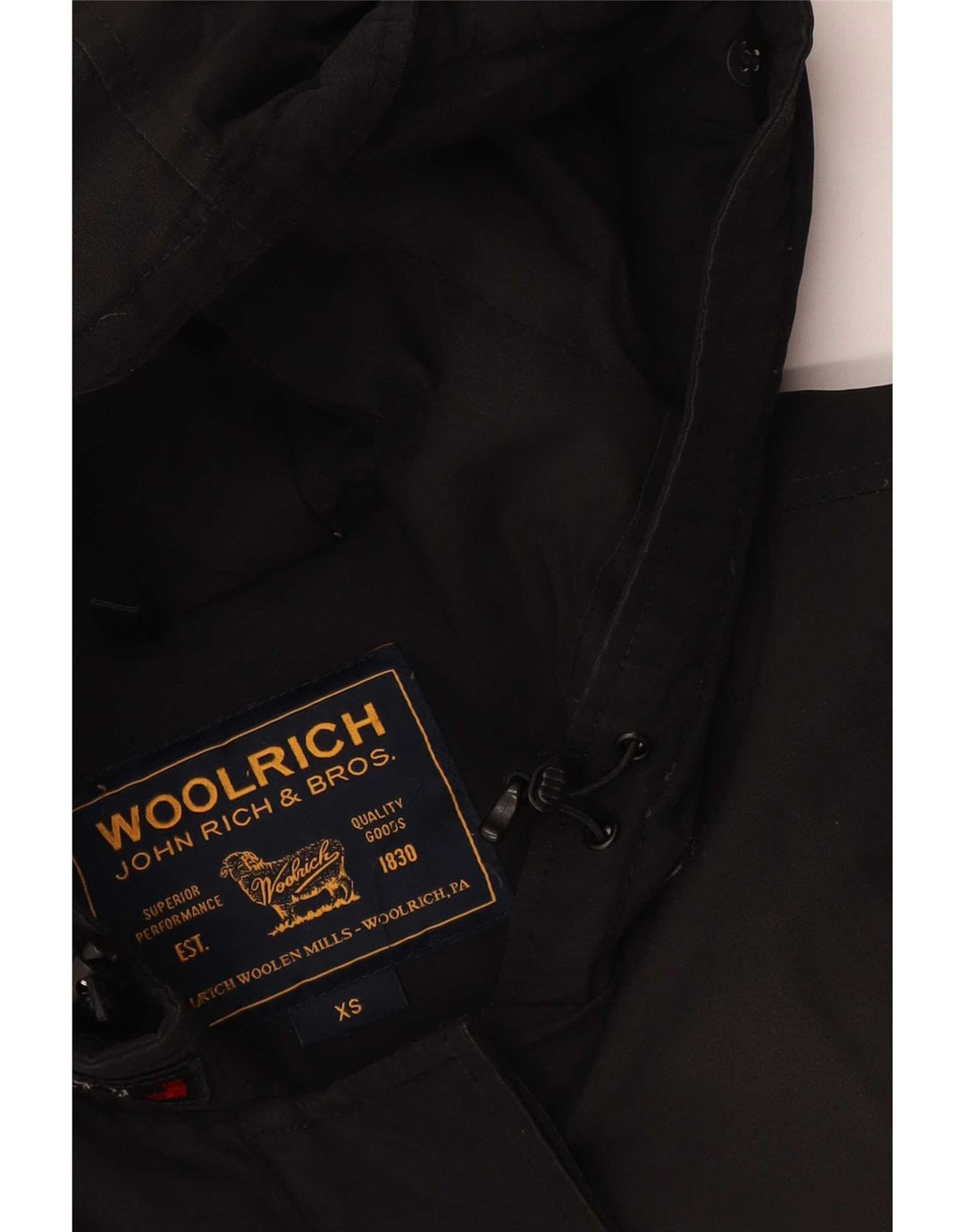 Giacca Parka con cappuccio da donna Woolrich UK 6 XS Nera