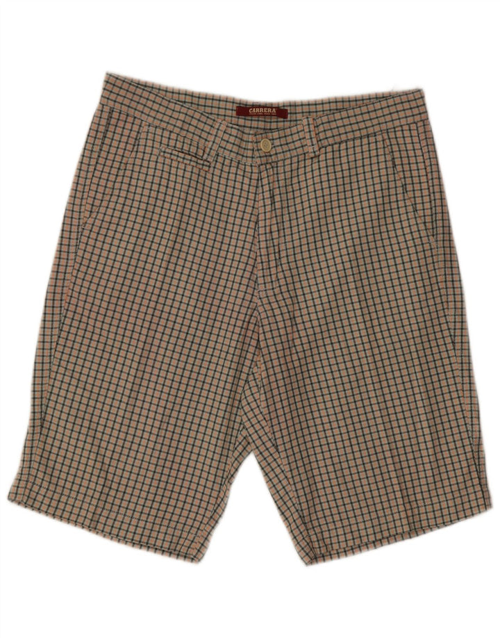 Pantaloncini chino da uomo Carrera IT 50 Large W34 in cotone a quadri multicolore