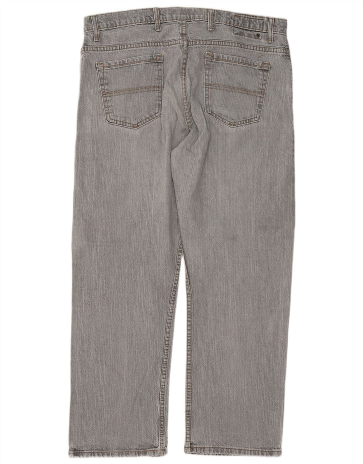 Jeans dritti Marks & Spencer da uomo blu Harbour W38 L29 cotone grigio
