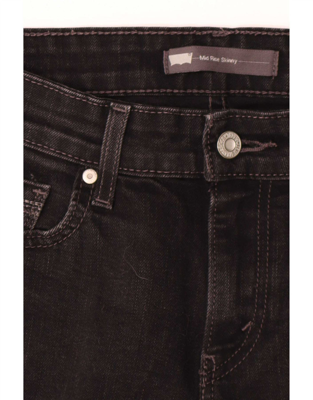 Jeans skinny Levi's da donna a vita media W30 L30 neri