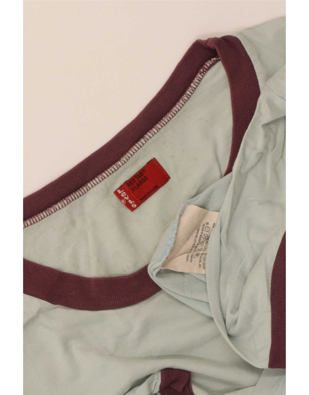T-shirt grafica da uomo Levi's Top XL in cotone blu
