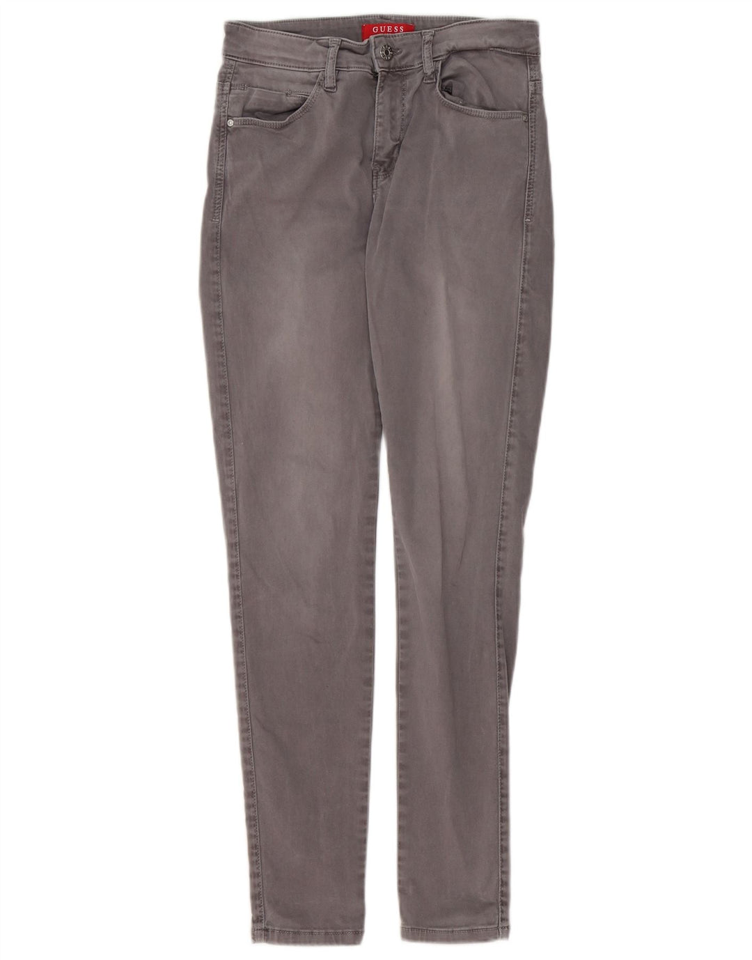 Jeans skinny GUESS da donna W26 L30 cotone grigio