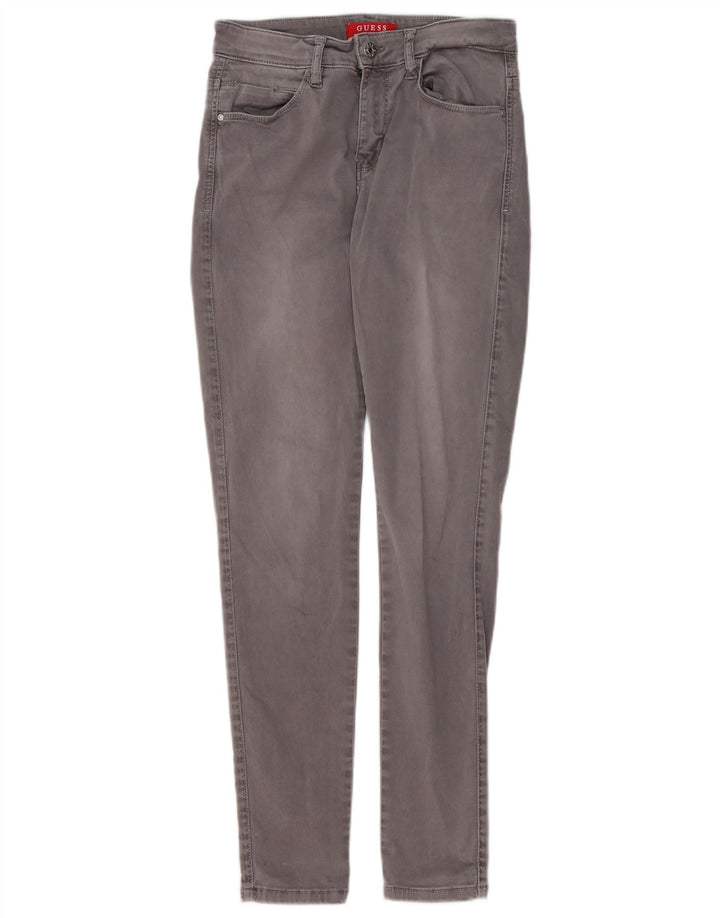 Jeans skinny GUESS da donna W26 L30 cotone grigio