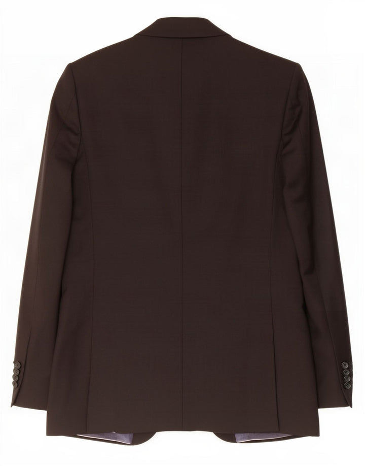 Giacca blazer da uomo a 2 bottoni John Lewis UK 38 lana nera media