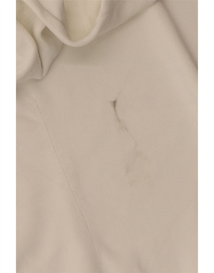 Maglione maglione girocollo da donna Cos UK 14 Viscosa bianca media