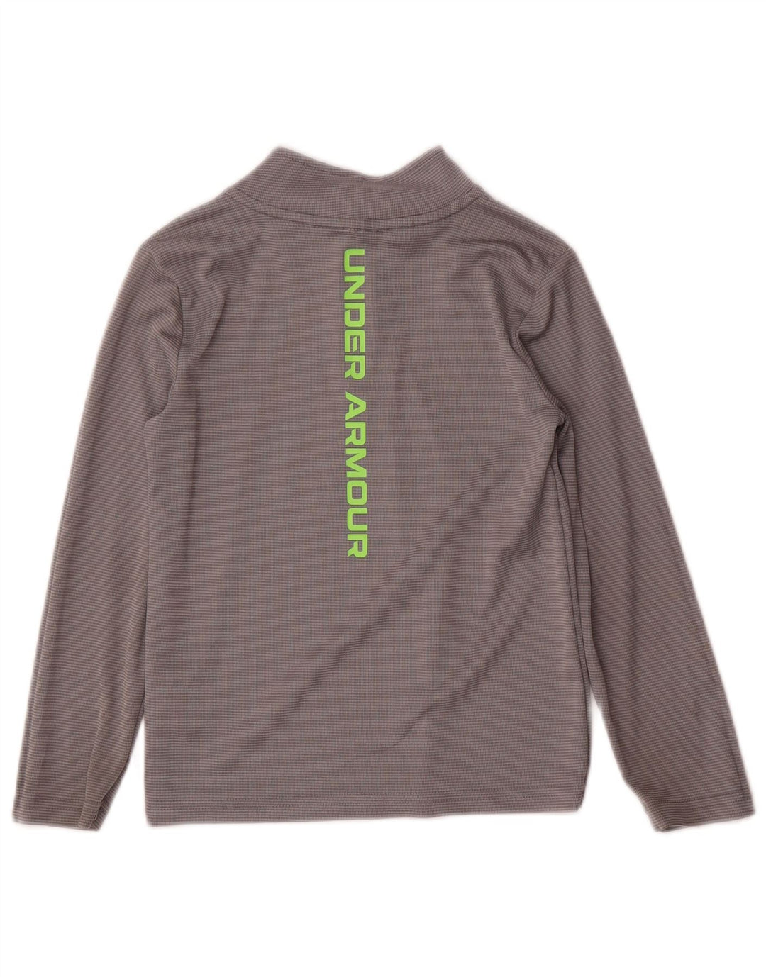 Top della tuta da ginnastica con grafica per ragazzi Under Armour 5-6 anni a righe grigie