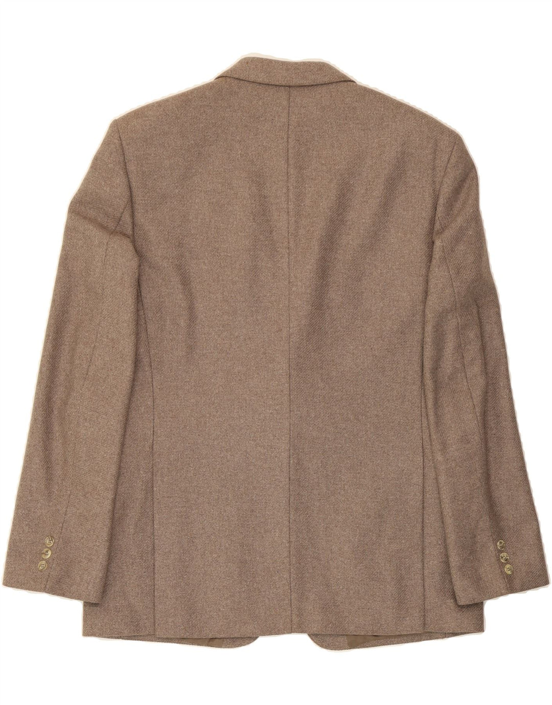 WELLINGTON Mens 2 Button Blazer Jacket UK 42 XL Brown Polyester Vintage Wellington and Second-Hand Wellington from Messina Hembry 