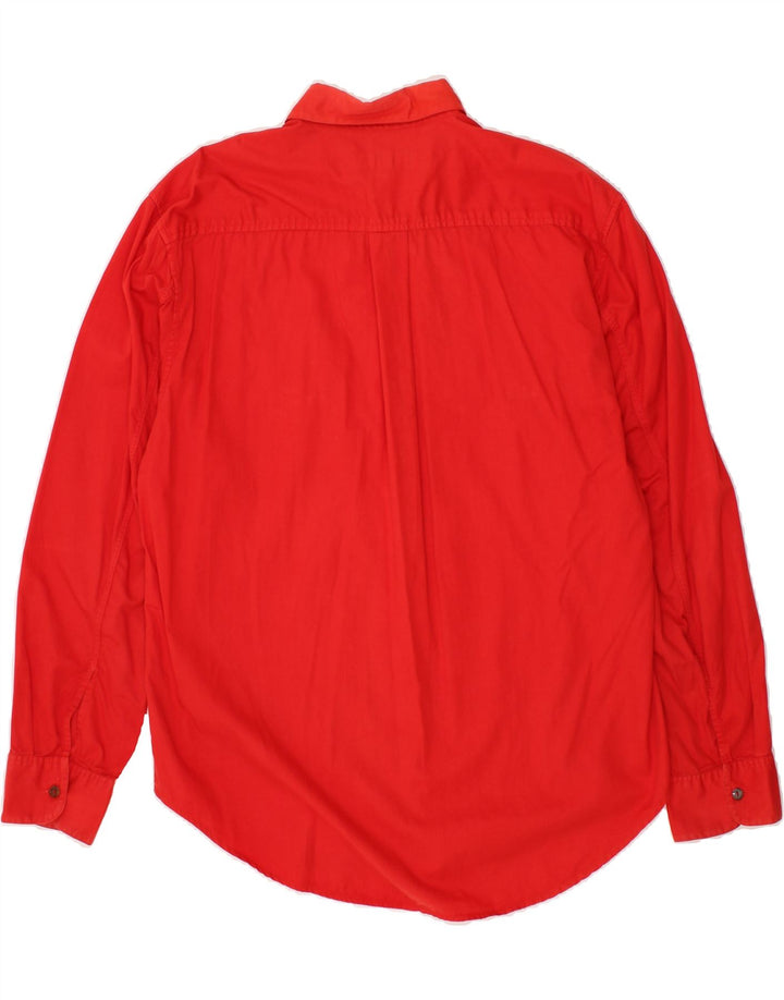 MARINA YACHTING Mens Shirt Size 42 Large Red Cotton Vintage Marina Yachting and Second-Hand Marina Yachting from Messina Hembry 
