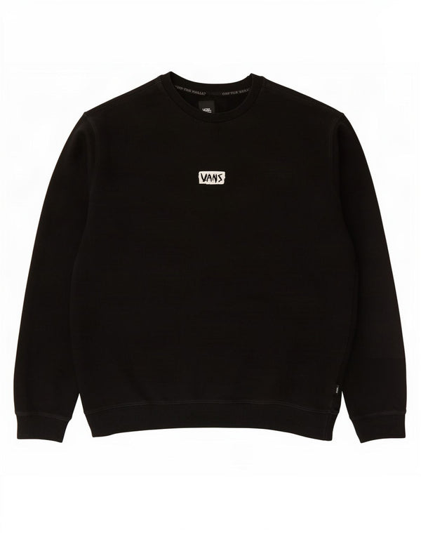 Felpa grafica da uomo Vans 2XL cotone nero