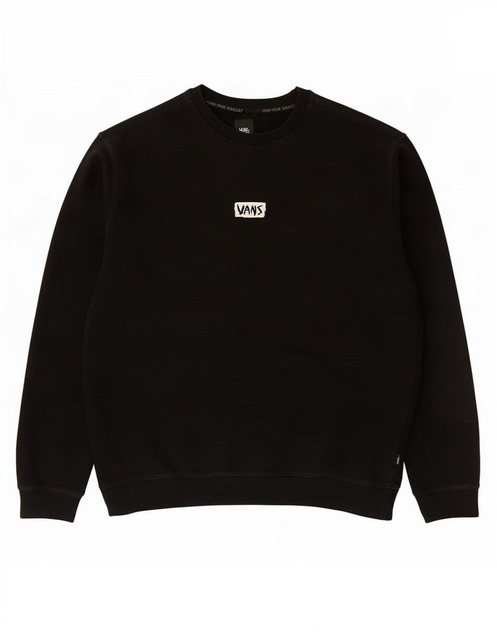 Felpa grafica da uomo Vans 2XL cotone nero
