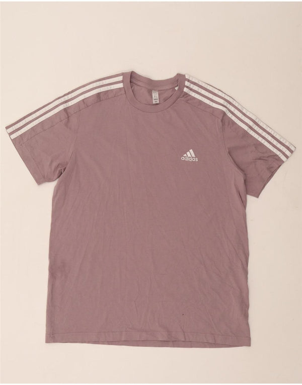 Maglietta Adidas da uomo Top Large in cotone viola