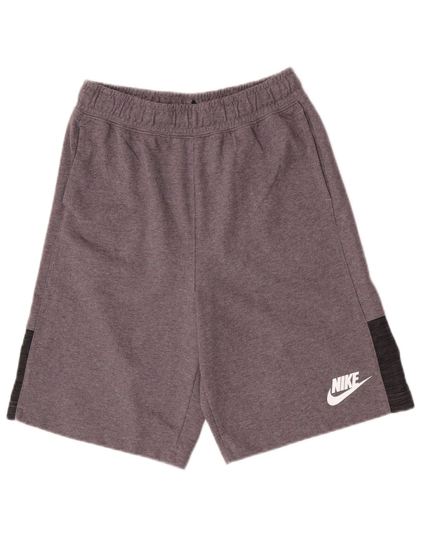 Pantaloncini sportivi Nike da bambino 13-14 anni XL in cotone chiazzato grigio