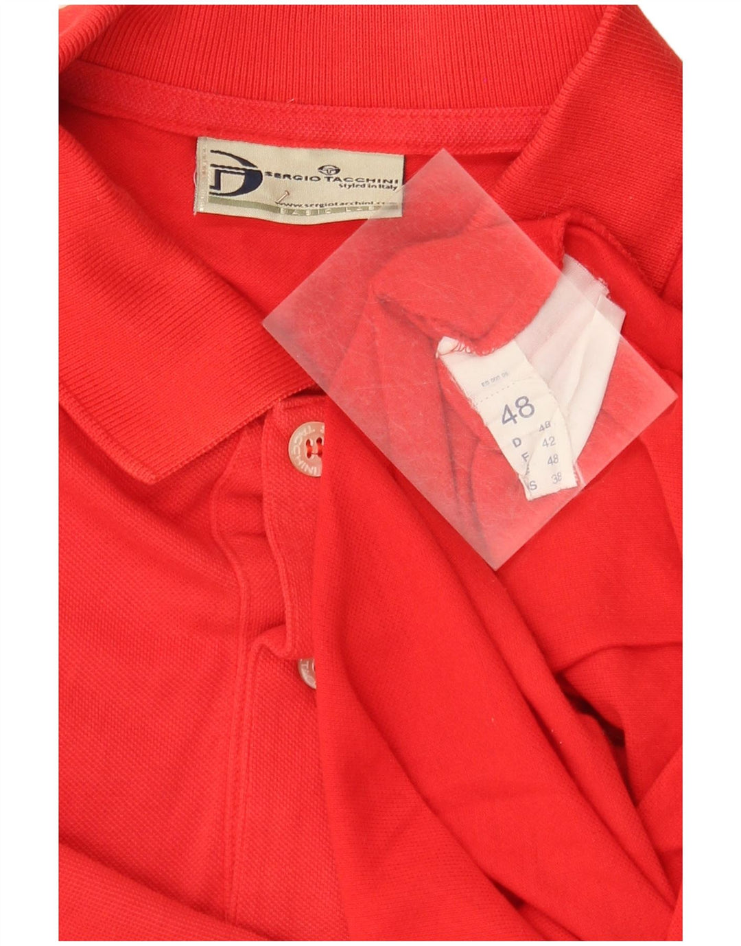 Polo Uomo Sergio Tacchini IT 48 Rosso Medio