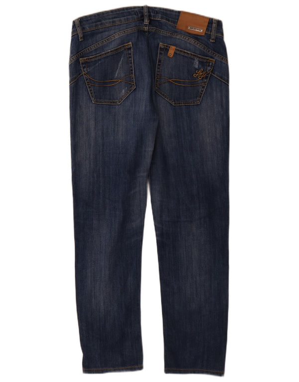 Jeans slim effetto consumato da donna Liu Jo W33 L29 cotone blu