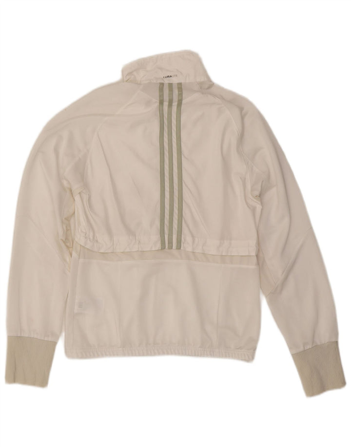 Giacca da tuta da donna ADIDAS Clima 365 UK 10 piccola poliestere bianco