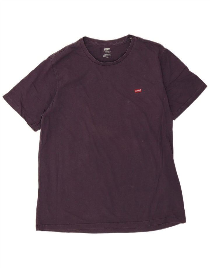 T-shirt Levi's da uomo con vestibilità standard, vestibilità standard, taglia grande, in cotone blu navy