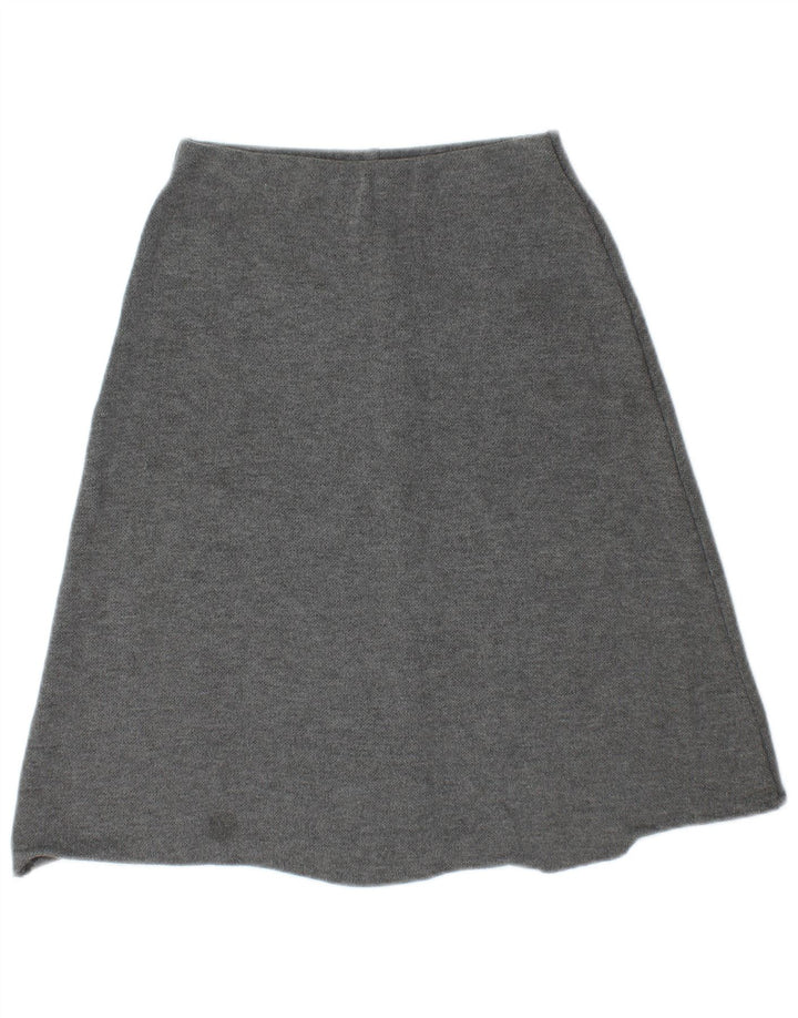 Gonna a trapezio da donna Zara piccola W28 poliestere grigio