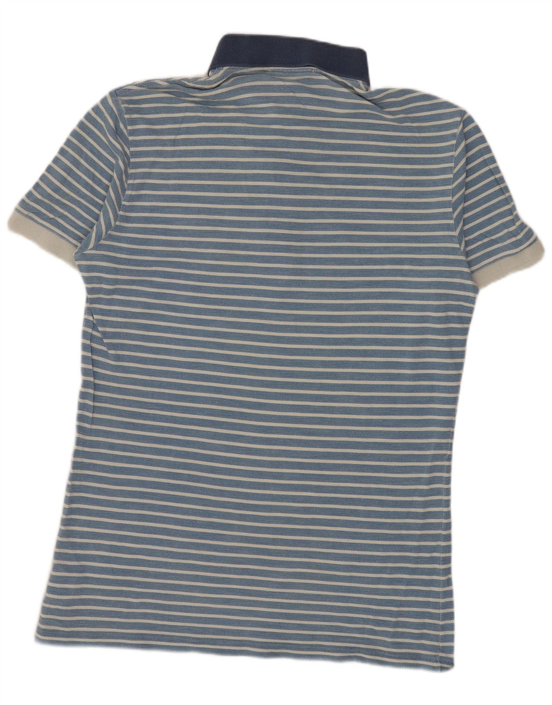 Polo da uomo Fred Perry in cotone a righe blu medio