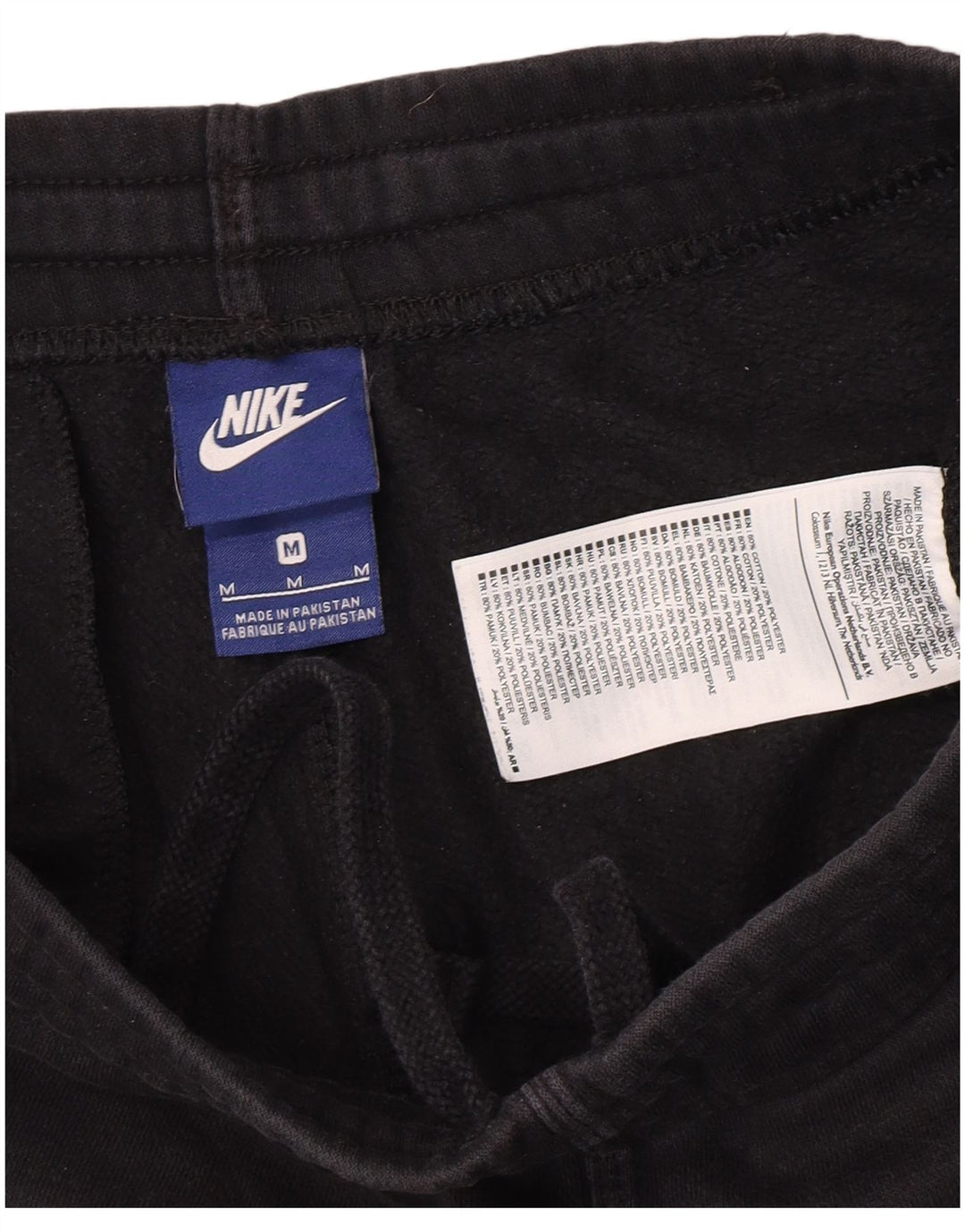 Pantaloni da tuta da uomo Nike Joggers medio cotone nero
