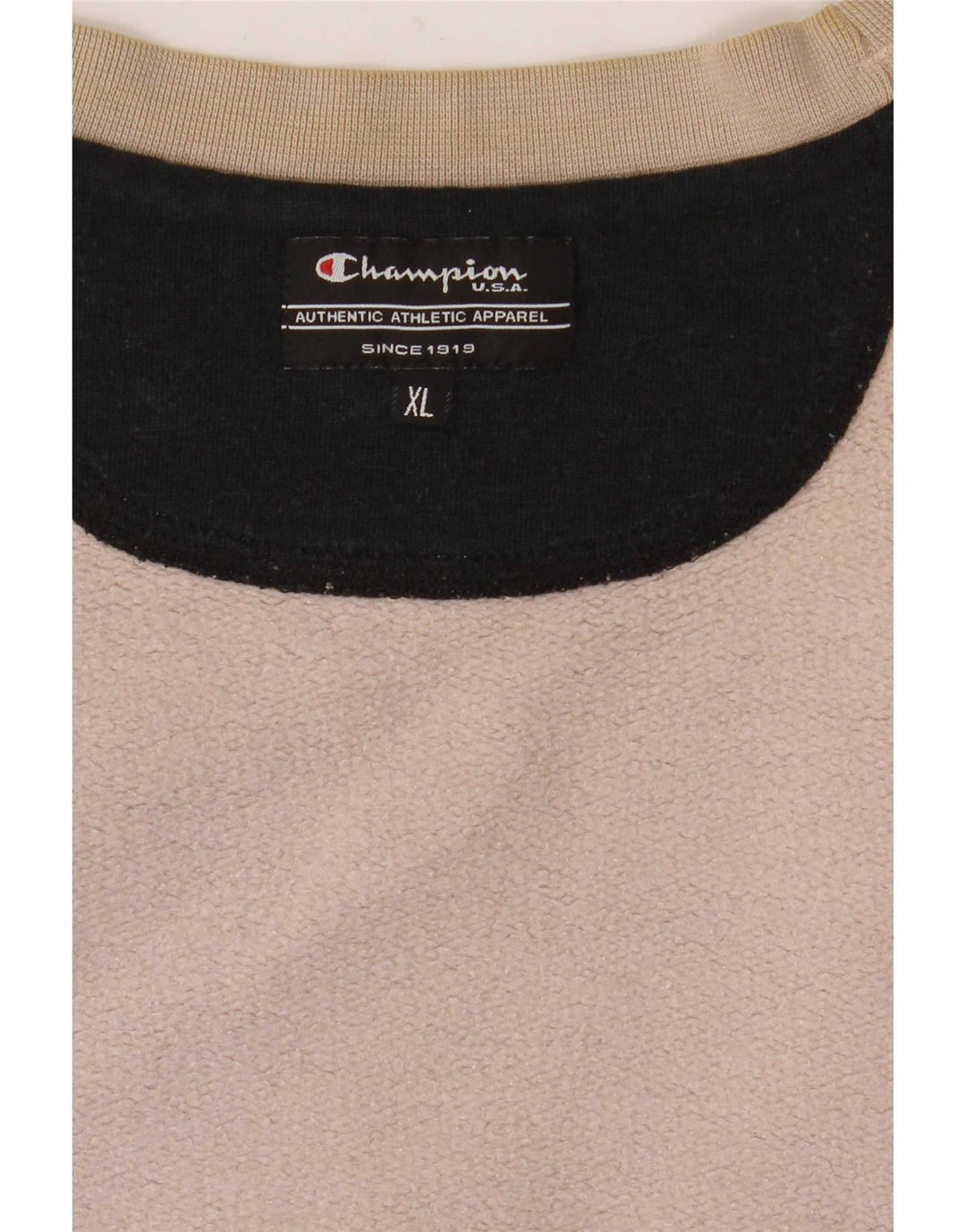 Felpa grafica da uomo Champion Jumper XL Beige