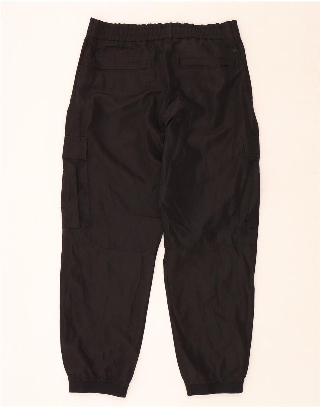 Pantaloni cargo da jogging da uomo Hugo Boss W34 L30 poliestere nero