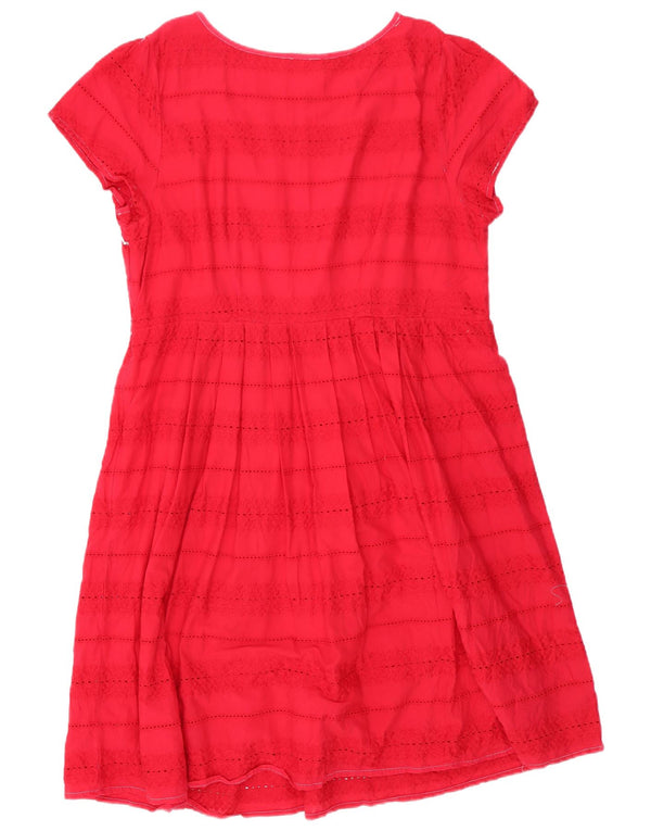 Abito a trapezio a maniche corte da donna Marks & Spencer UK 20 2XL rosso a righe
