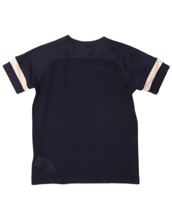 T-shirt da ragazzo Nike Dri Fit Top 12-13 anni Large Blu Navy Colourblock