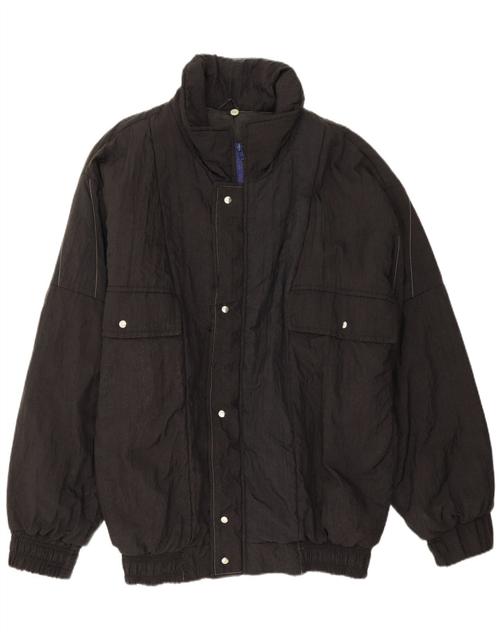 Giacca imbottita vintage da uomo UK 40 grande nera