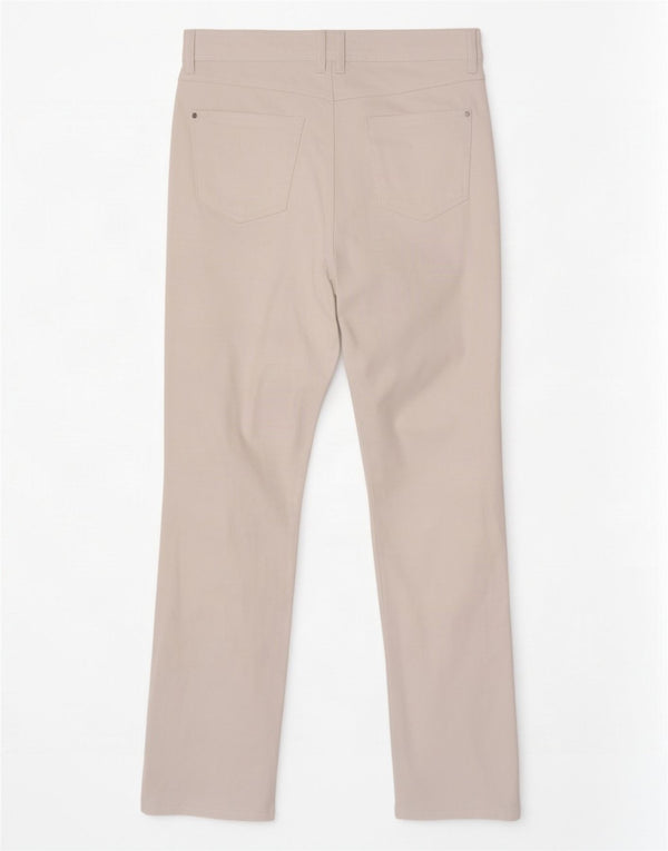 Pantaloni casual dritti da donna M&Co UK 14 Large W32 L32 Cotone bianco