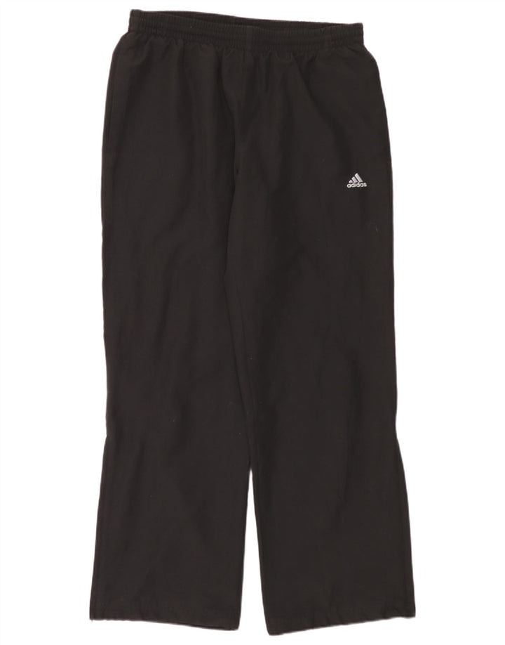 Pantaloni da tuta Adidas Clima 365 da uomo medio poliestere nero