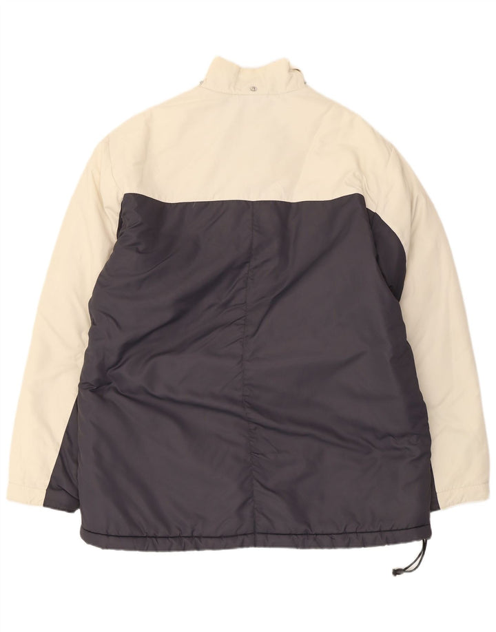 Giacca imbottita da uomo Nike UK 40 Large in nylon color block nero