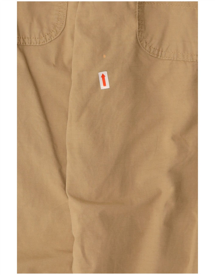 RIFLE Mens Straight Cargo Trousers IT 48 Medium W34 L30 Beige