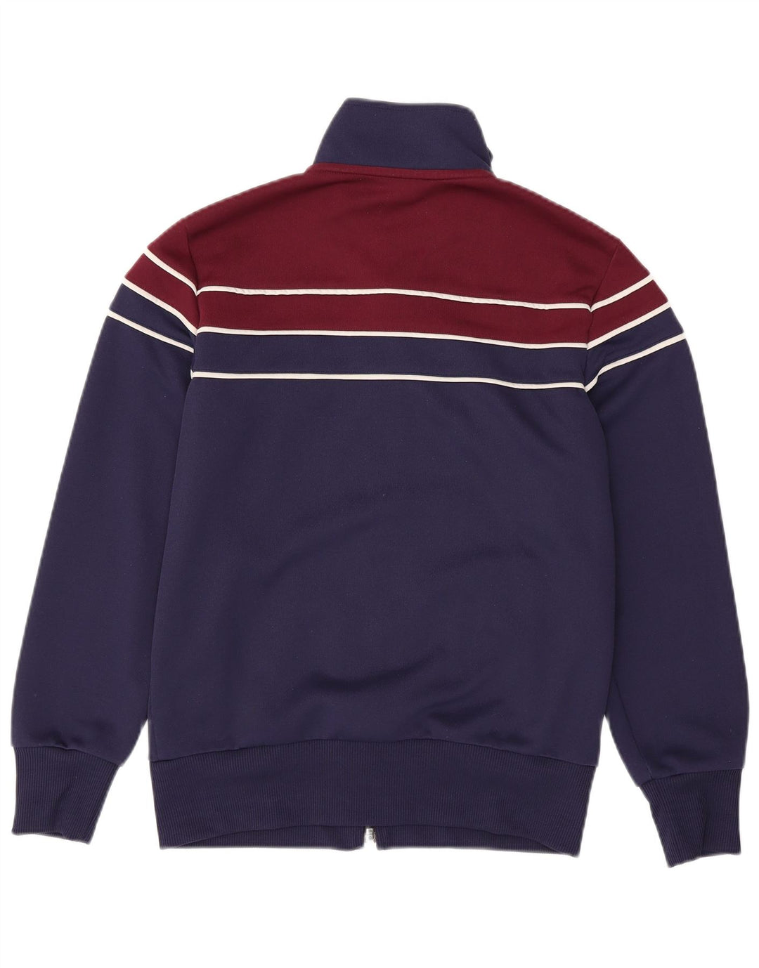 Giacca da tuta da uomo SUPERDRY XS in poliestere color block blu navy