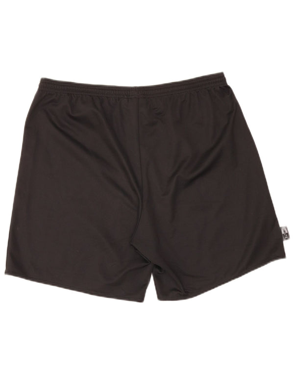 Pantaloncini sportivi Adidas Climalite da uomo medio poliestere nero