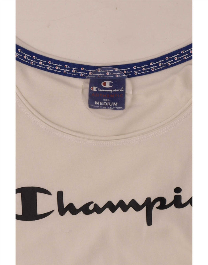 T-shirt grafica standard da ragazzo Champion, 9-10 anni, colore bianco medio