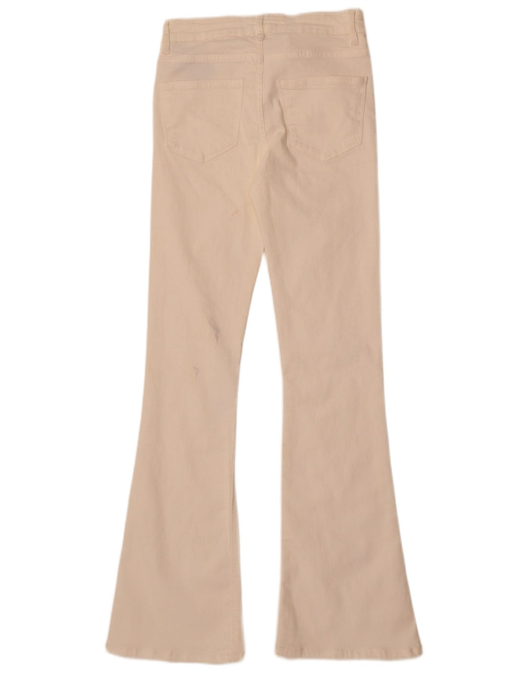 Jeans svasati da donna Zara EU 34 2XS W24 L32 Cotone bianco
