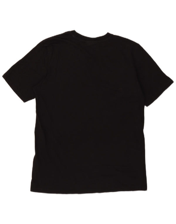 T-shirt grafica da uomo Fila Top in cotone nero medio