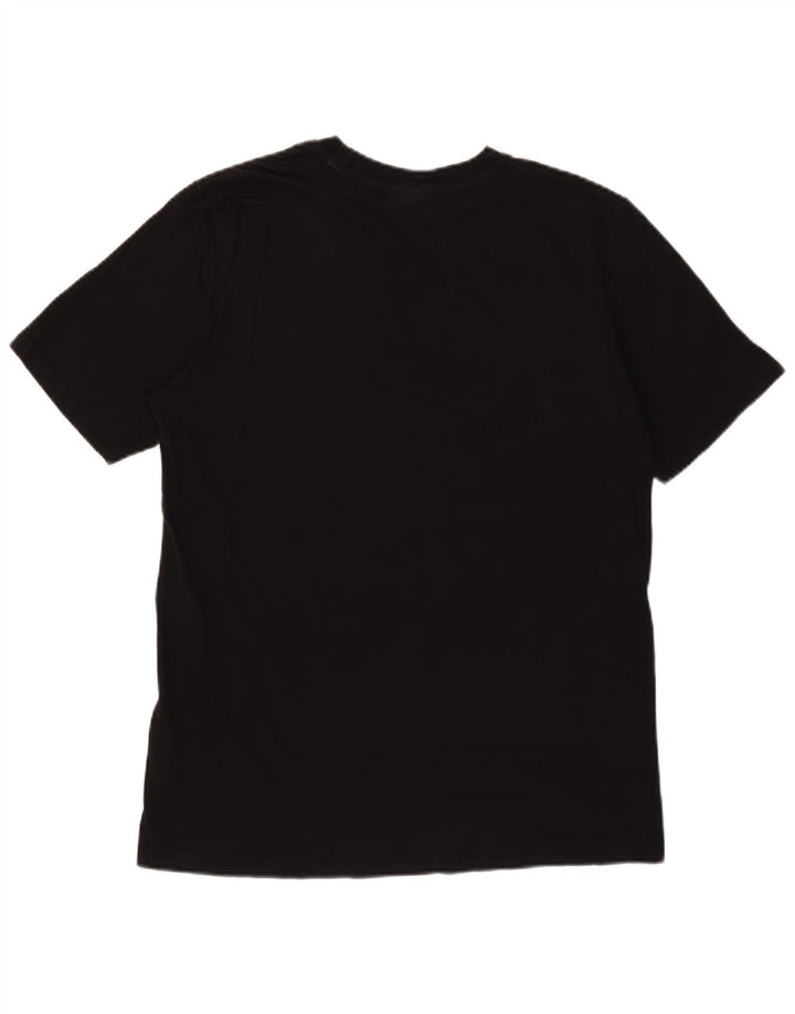 T-shirt grafica da uomo Fila Top in cotone nero medio
